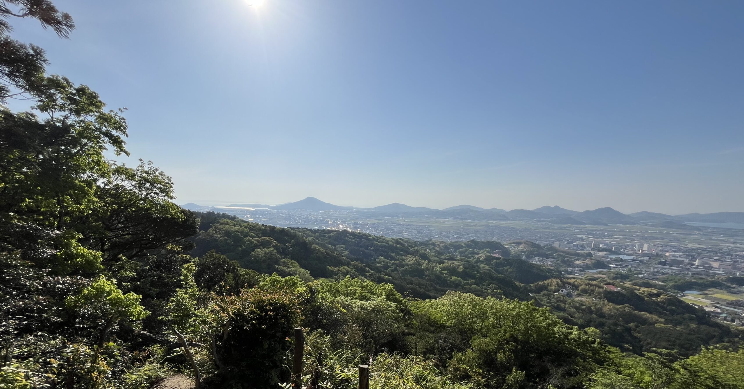 山から見た糸島