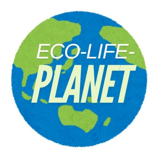 ロゴ２地球：eco-life-planet
